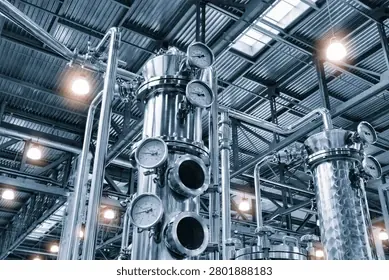 Stainless steel process vessels with pressure gauges